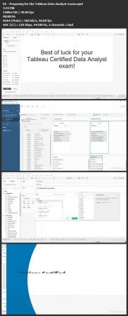 Tableau Certified Data Analyst Cert Prep