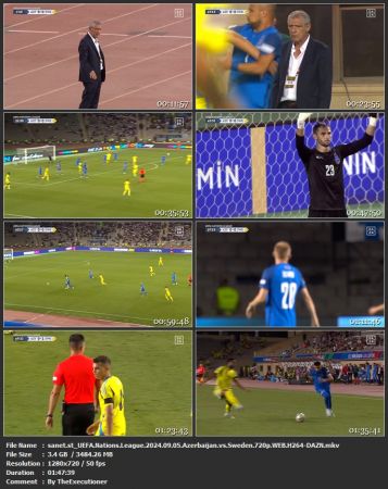 UEFA Nations League 2024 09 05 Azerbaijan vs Sweden 720p WEB H264-DAZN