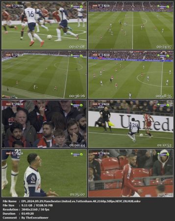 EPL 2024 09 29 Manchester United vs Tottenham 2160p WEB H265-HUB