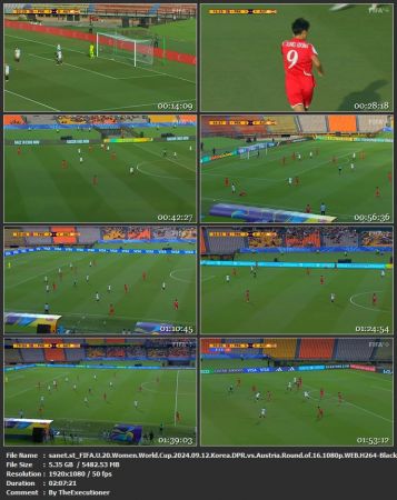 FIFA U20 Women World Cup Korea DPR vs Austria Round of 16 1080p WEB H264-BlackDevil