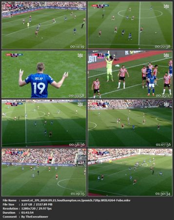 EPL 2024 09 21 Southampton vs Ipswich 720p WEB H264-Fubo