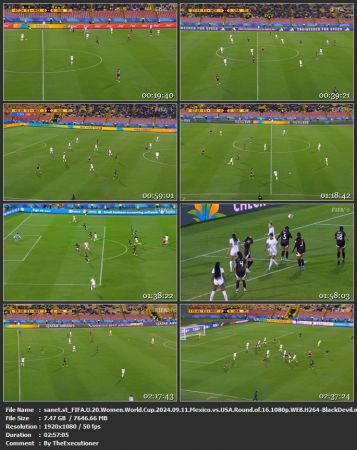 FIFA U20 Women World Cup Mexico vs USA Round of 16 1080p WEB H264-BlackDevil