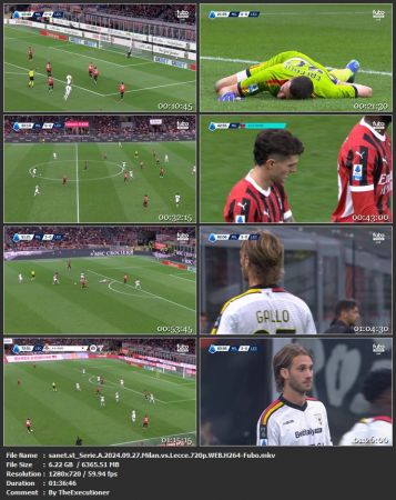 Serie A 2024 09 27 Milan vs Lecce 720p WEB H264-Fubo