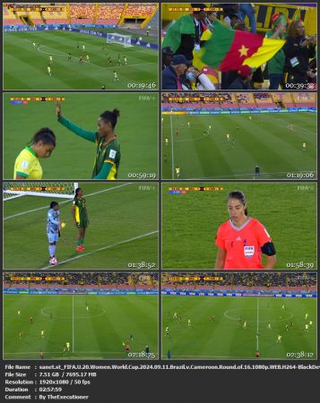 FIFA U20 Women World Cup Brazil vs Cameroon Round of 16 1080p WEB H264-BlackDevil
