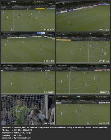 Carabao Cup 2024 09 24 Wycombe vs Aston Villa HDR 2160p NOW WEB H265-DON