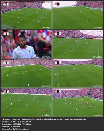 La Liga 2024 09 29 Athletic Club Bilbao vs Sevilla 720p WEB H264-NoGRP