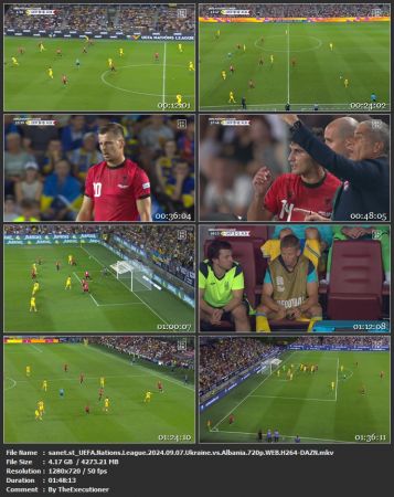 UEFA Nations League 2024 09 07 Ukraine vs Albania 720p WEB H264-DAZN
