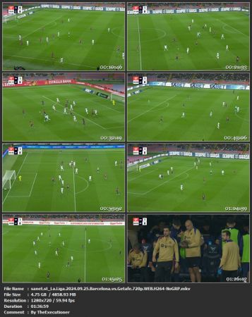 La Liga 2024 09 25 Barcelona vs Getafe 720p WEB H264-NoGRP