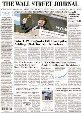 The Wall Street Journal - September 24, 2024
