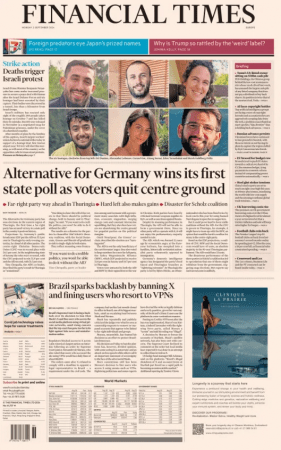 Financial Times Europe - 2 September 2024