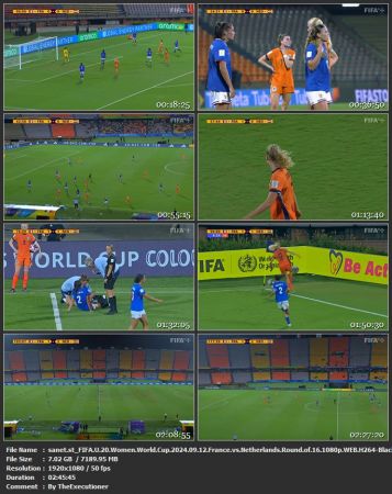 FIFA U20 Women World Cup France vs Netherlands Round of 16 1080p WEB H264-BlackDevil