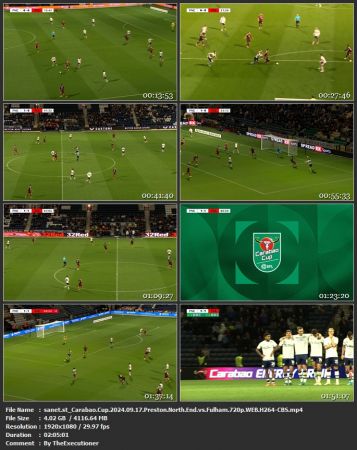 Carabao Cup 2024 09 17 Preston North End vs Fulham 720p WEB H264-CBS