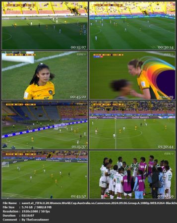 FIFA U20 Women World Cup Australia vs Cameroon 2024 09 06 1080p WEB H264-BlackDevil