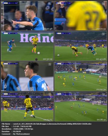 UCL 2024 09 18 Club Brugge vs Borussia Dortmund 1080p WEB H264-DAZN