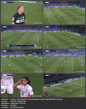 UCL 2024 09 17 Sporting Lisbon vs Lille 720p WEB H264-CBS