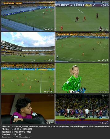 FIFA U20 Women World Cup Netherlands vs Colombia Quarter finals 1080p WEB H264-BlackDevil