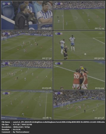 EPL 2024 09 22 Brighton vs Nottingham Forest HDR 2160p NOW WEB H265-DON