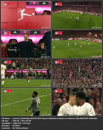 Bundesliga 2024 09 28 FC Bayern München vs Bayer Leverkusen 720p WEB H264-ESPN