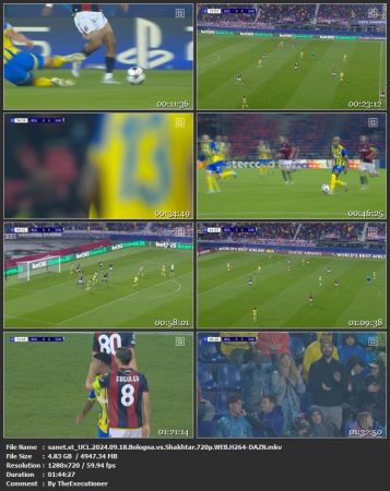 UCL 2024 09 18 Bologna vs Shakhtar 720p WEB H264-DAZN