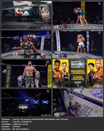 PFL Europe 3 2024 Playoffs 720p WEB DL x264-ThS