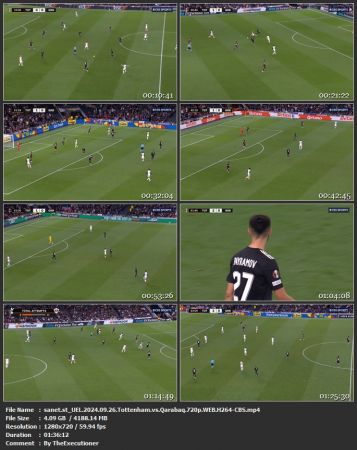 UEL 2024 09 26 Tottenham vs Qarabaq 720p WEB H264-CBS