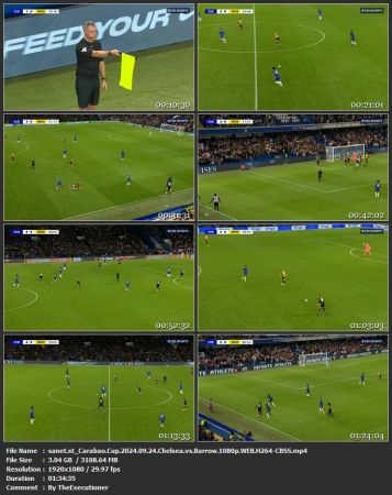 Carabao Cup 2024 09 24 Chelsea vs Barrow 1080p WEB H264-CBSS