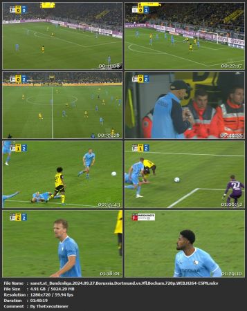 Bundesliga 2024 09 27 Borussia Dortmund vs Vfl Bochum 720p WEB H264-ESPN