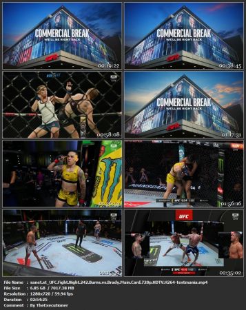 UFC Fight Night 242 Burns vs Brady Main Card 720p HDTV H264-testmania