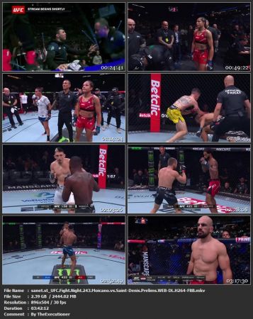 UFC Fight Night 243 Moicano vs Saint Denis Prelims WEB H264-FBB