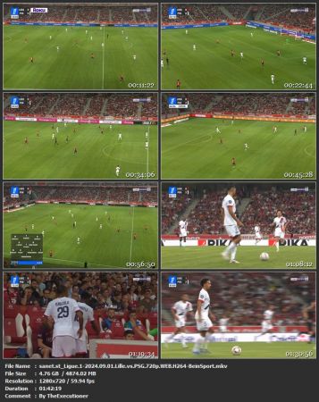 Ligue 1-2024 09 01 Lille vs PSG 720p WEB H264-BeinSport