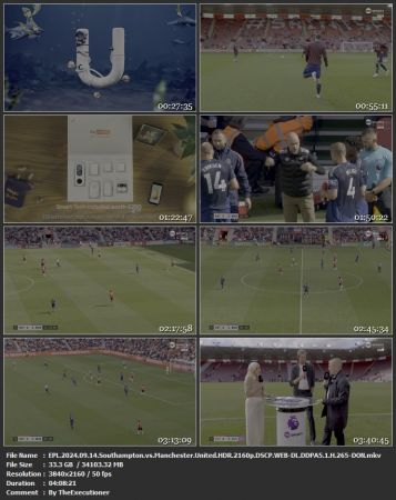 EPL 2024 09 14 Southampton vs Manchester United HDR 2160p DSCP WEB H265-DON