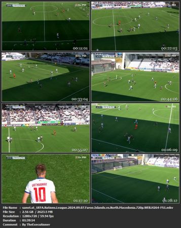 UEFA Nations League 2024 09 07 Faroe Islands vs North Macedonia 720p WEB H264-FS1