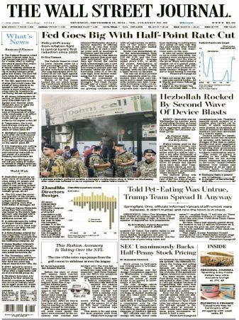 The Wall Street Journal - September 19, 2024