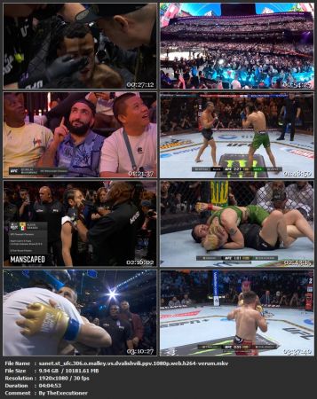 UFC 306 O Malley vs Dvalishvili PPV 1080p WEB h264-VERUM