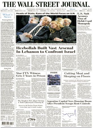 The Wall Street Journal - September 25, 2024
