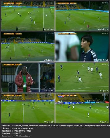FIFA U20 Women World Cup Japan vs Nigeria Round of 16 1080p WEB H264-BlackDevil
