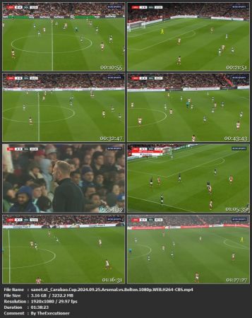 Carabao Cup 2024 09 25 Arsenal vs Bolton 1080p WEB H264-CBS