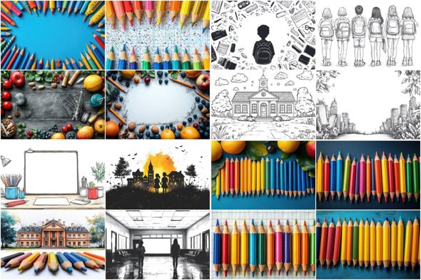 20 Back to School Backgrounds