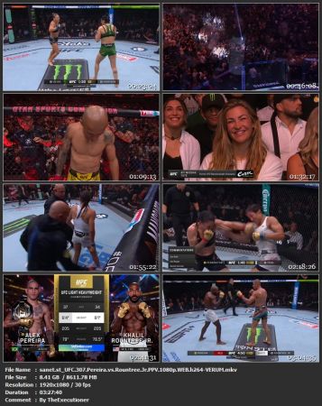 UFC 307 Pereira vs Rountree Jr PPV 1080p WEB h264-VERUM