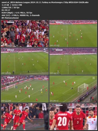 UEFA Nations League 2024 10 11 Turkey vs Montenegro 720p WEB H264-DAZN