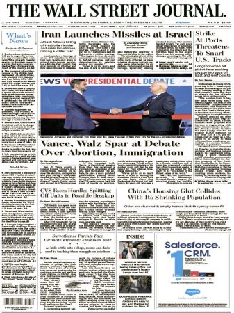 The Wall Street Journal - October 2 2024