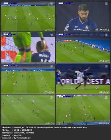 UCL 2024 10 02 Dinamo Zagreb vs Monaco 1080p WEB H264-DAZN