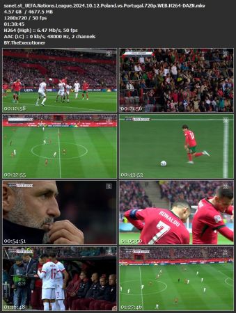 UEFA Nations League 2024 10 12 Poland vs Portugal 720p WEB H264-DAZN