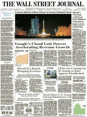 The Wall Street Journal - 30 October 2024