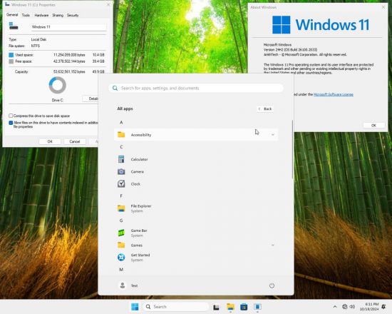 Windows 11 Pro Lite / SuperLite / UltraLite 24H2 Build 26100.2033 x64 Multilanguage October 2024 AnkhTech
