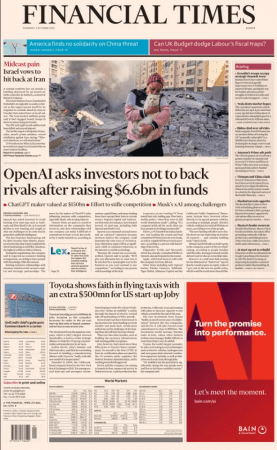 Financial Times Europe - 3 October 2024