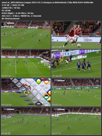 UEFA Nations League 2024 10 11 Hungary vs Netherlands 720p WEB H264-DAZN