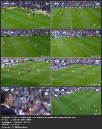 Serie A 2024 10 06 Juventus vs Cagliari 720p WEB H264-Fubo
