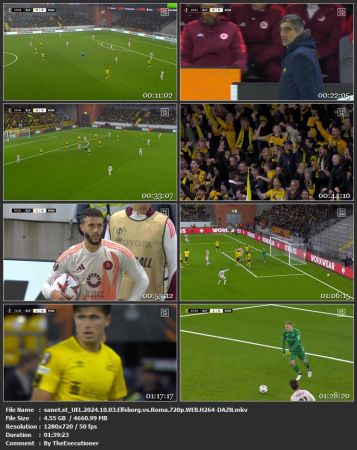 UEL 2024 10 03 Elfsborg vs Roma 720p WEB H264-DAZN