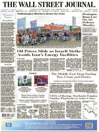 The Wall Street Journal - 29 October 2024